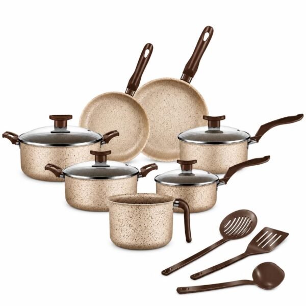 Jogo de Panelas para Cozinha — 10 Peças Coffee/Cappuccino