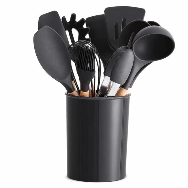 Kit de Utensílios de Cozinha em Silicone — 12 Peças